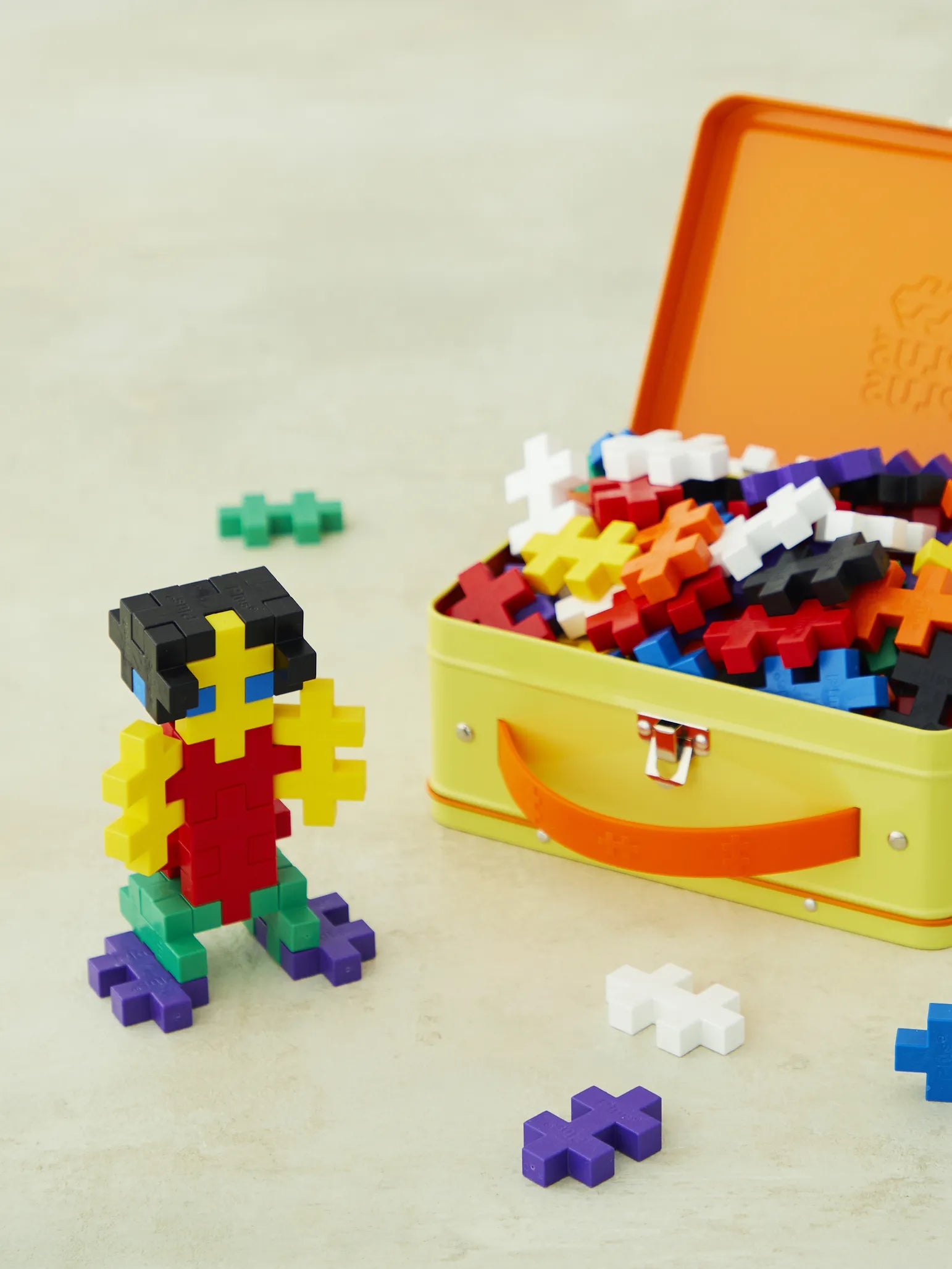 BIG Gul Metallväska - 70 stk